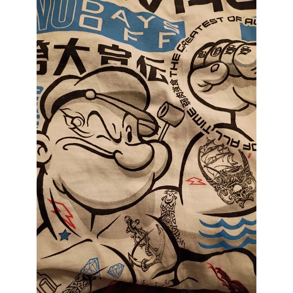 2015 Popeye Savage No Days Off  Made in Peru Shirt XL